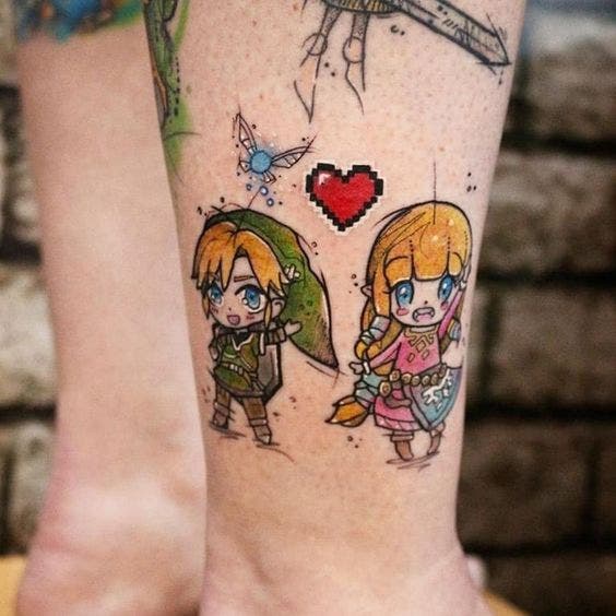 15 Ideas de Tatuajes de The Legend of Zelda que te harán ser digno de la Trifuerza