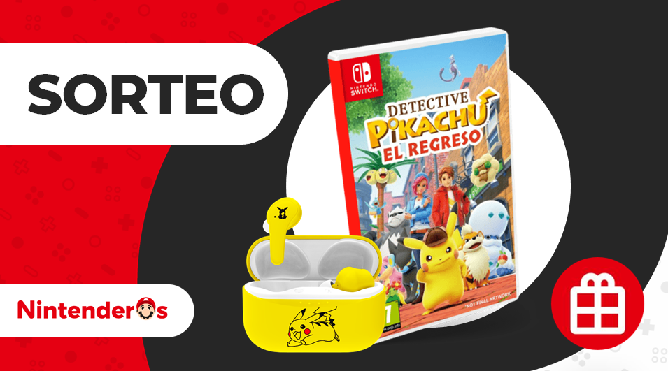 [Act.] ¡Sorteamos una copia de Detective Pikachu: El regreso + auriculares inalámbricos de Pokémon!