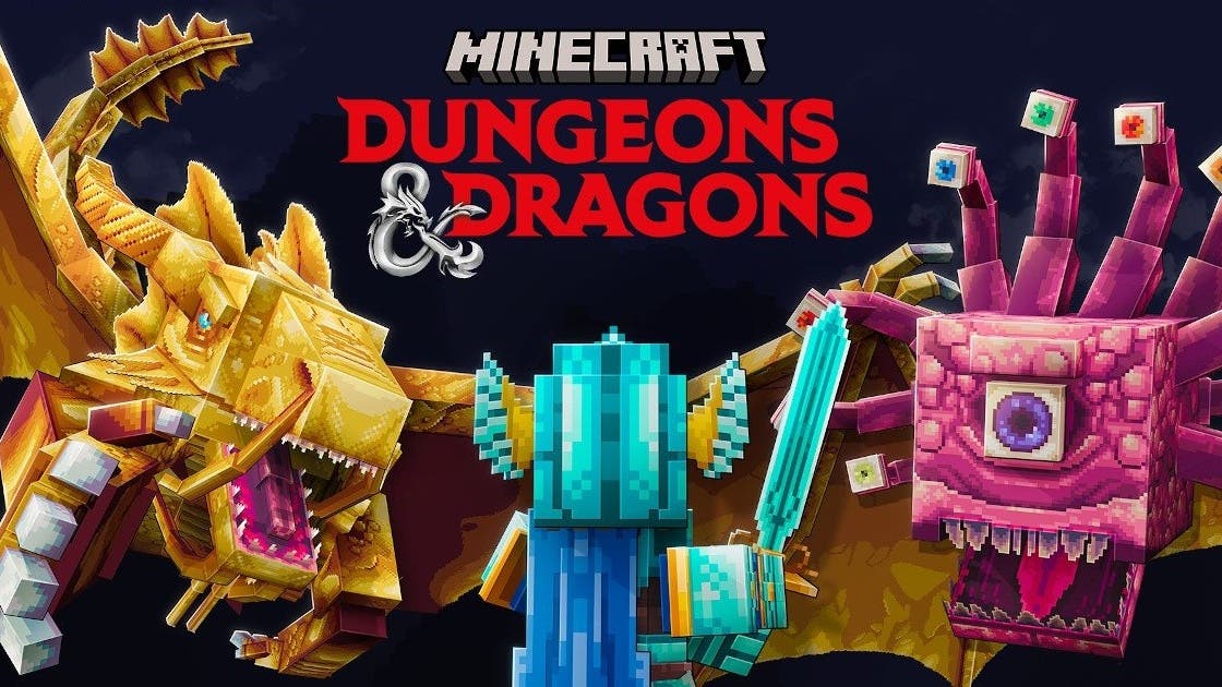Minecraft recibe DLC de Dragones y Mazmorras