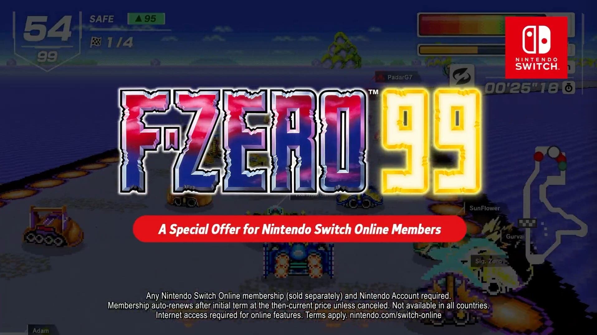 F-Zero 99 ha sido anunciado para Nintendo Switch