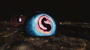 Mortal Kombat 1 se apodera de la gran esfera de Las Vegas pero los fans no están contentos