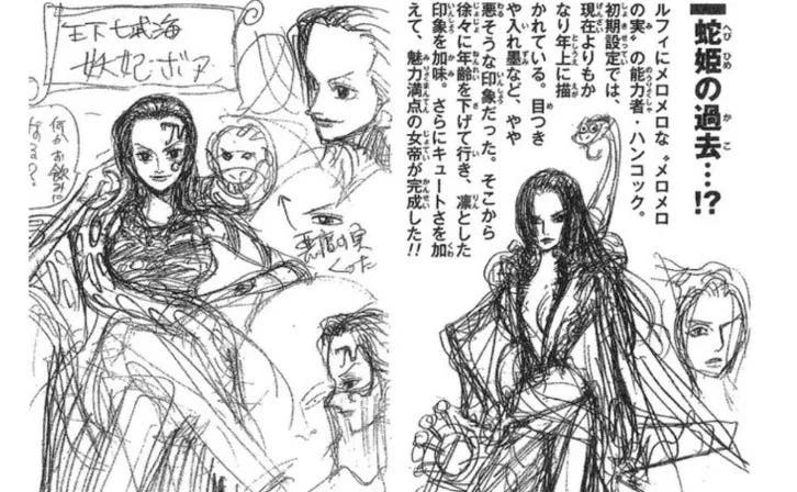 One Piece: Eiichiro Oda desvela cuál fue el primer boceto de Boa Hancock