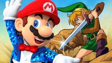 Un clásico Zelda estuvo a punto de contar con Super Mario con pajarita