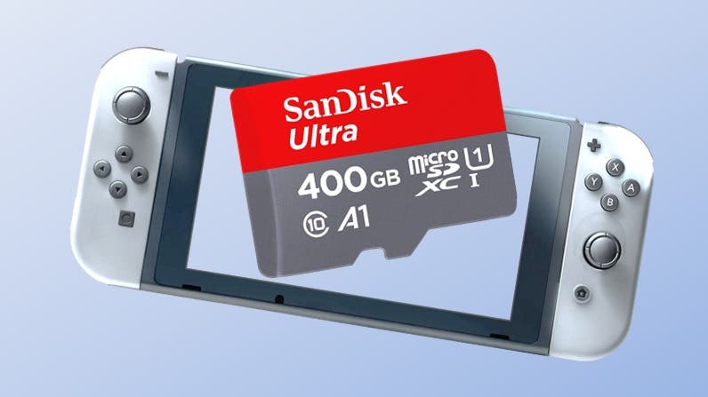 Esta tarjeta de memoria microSD está rebajada a precio mínimo y es perfecta para Nintendo Switch