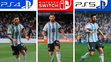EA Sports FC 24: Comparativa en vídeo entre PS4 vs. Nintendo Switch vs. PS5