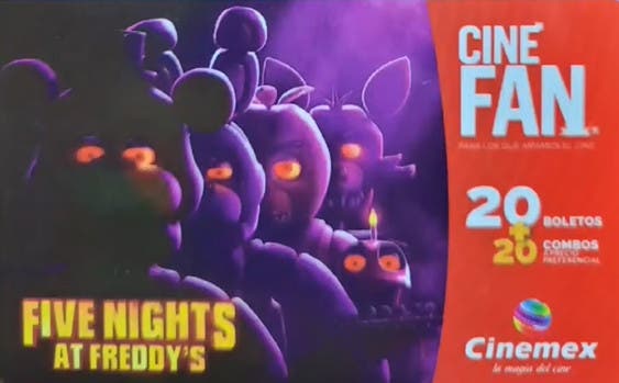 Five Nights at Freddy's: Cinemex venderá coleccionables de la película y este es su coste