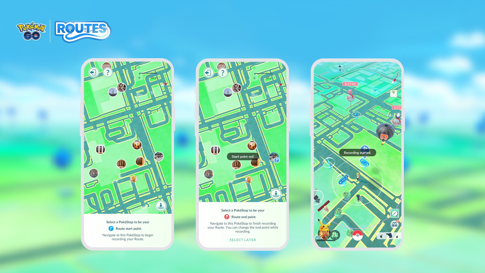 Pokémon GO amplía sus Rutas a más jugadores