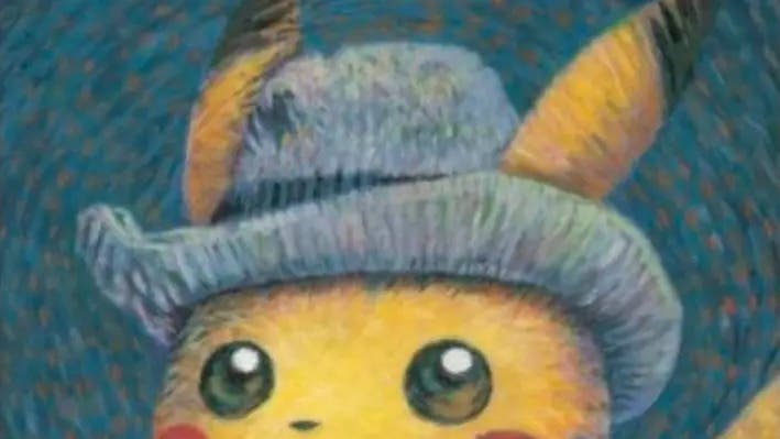 Se confirma el regreso de la carta Pokémon de Pikachu x Van Gogh