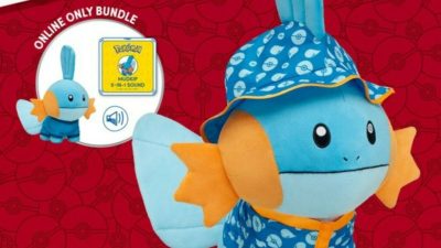 Un nuevo Pokémon se une a Build-A-Bear: ¡Mudkip!