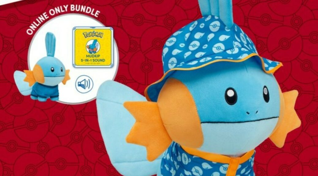 Un nuevo Pokémon se une a Build-A-Bear: ¡Mudkip!