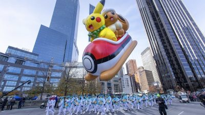 Pokémon regresa al Macy’s Thanksgiving Day Parade un año más
