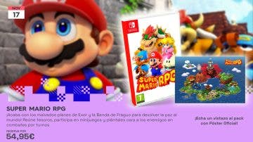El primer juego de rol de Mario llega en una semana para Nintendo Switch con Super Mario RPG