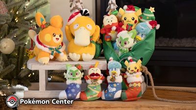 Pokémon Center presenta su línea de peluches navideños de 2023