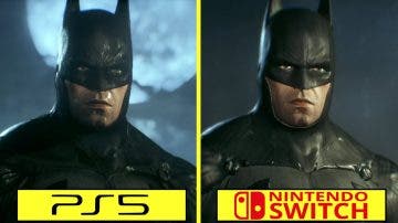 Comparativa en vídeo de Batman: Arkham Trilogy: PS5 vs. Nintendo Switch