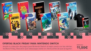 ¡Las ofertas Black Friday 2023 de xtralife llegan para Nintendo Switch!