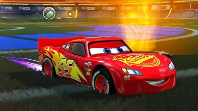 Rocket League: Así se ve Rayo McQueen en partida y su apariencia te sorprenderá