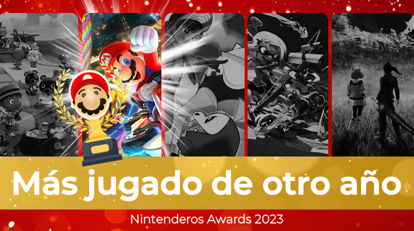 ¡Mario Kart 8 Deluxe, el Juego de otro año más jugado en 2023 según los Nintenderos Awards! Top completo