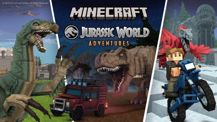 Minecraft estrena su nuevo DLC Jurassic World Adventures