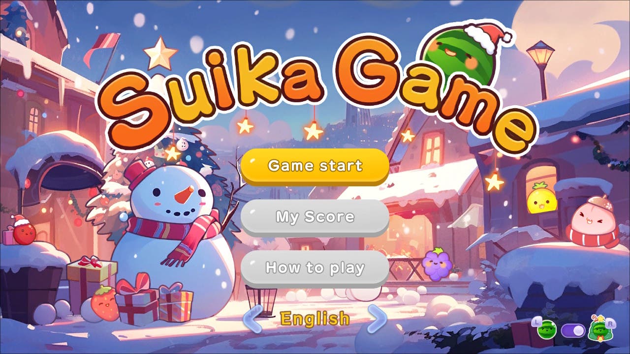 Suika Game recibe actualización invernal para celebrar su nuevo hito en descargas