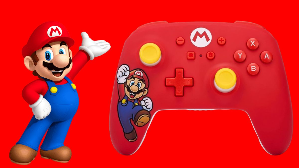 Este mando para Nintendo Switch de Super Mario está de oferta por tiempo limitado