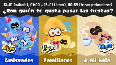 Splatoon 3 desvela su FrostyFest junto a una nueva ilustración muy navideña