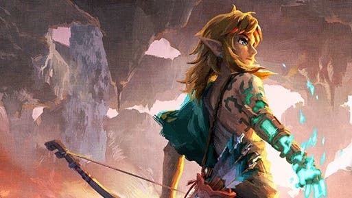 Nueva y espectacular ilustración oficial de Zelda: Tears of the Kingdom