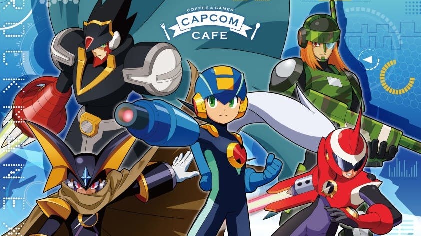 Mega Man anuncia su llegada a Capcom Cafe
