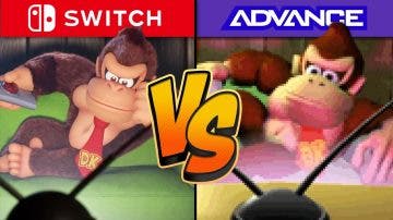 Mario vs Donkey Kong: Comparativa en vídeo de Nintendo Switch vs GBA