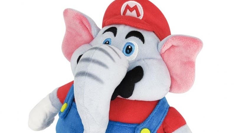 El peluche de Mario Elefante de Super Mario Bros Wonder ya tiene fecha y reservas abiertas