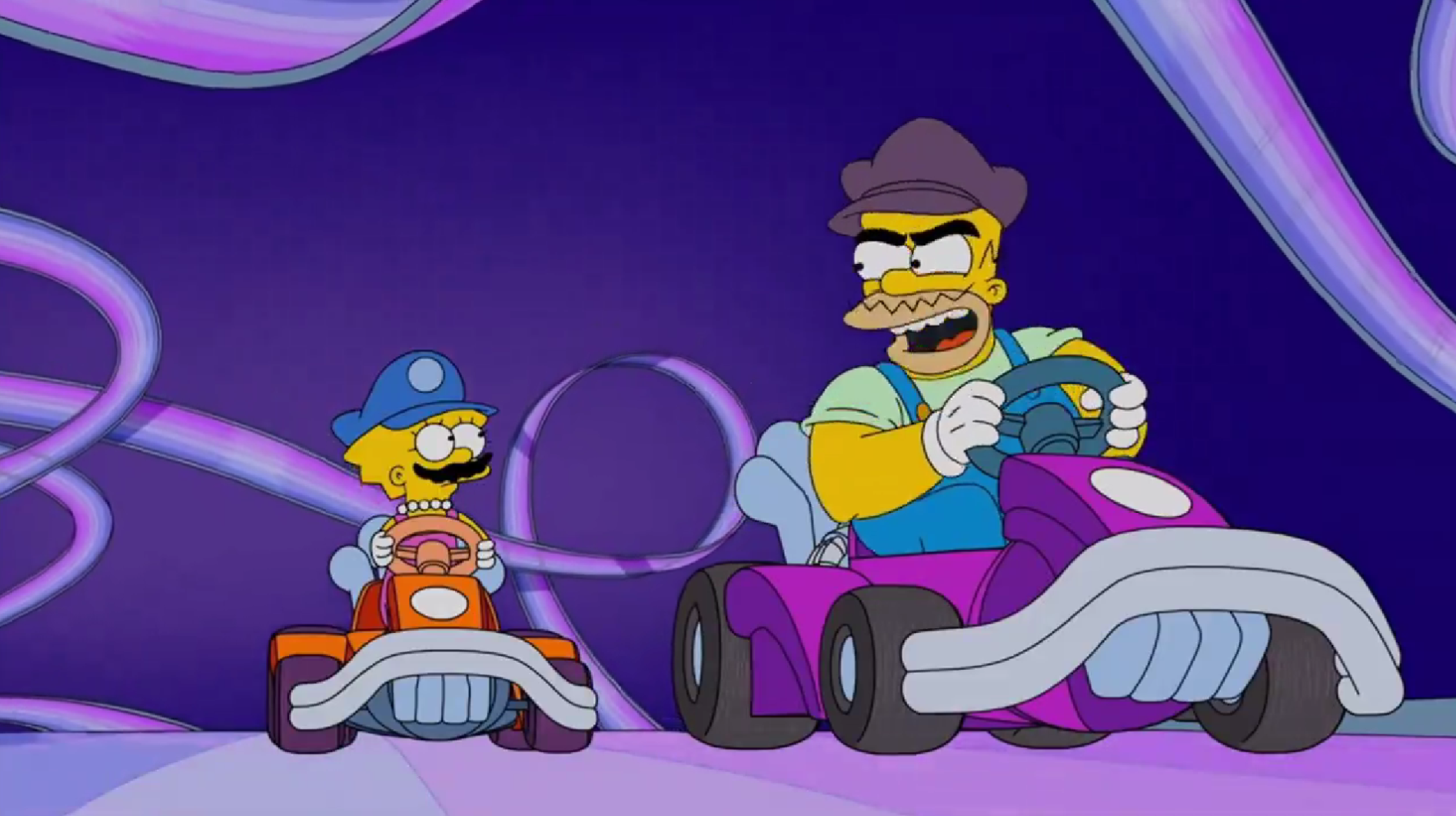 Mario Kart se cuela en el último episodio de Los Simpson