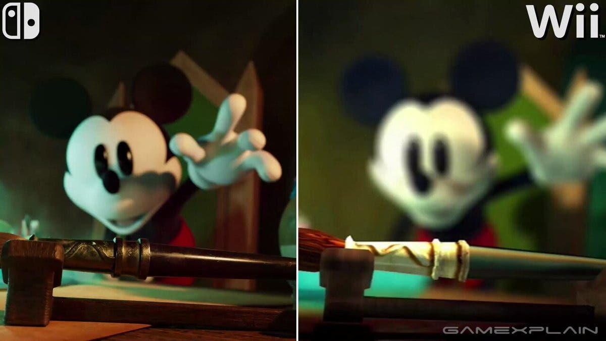 Epic Mickey Rebrushed: Comparativa en vídeo entre Nintendo Switch y Wii