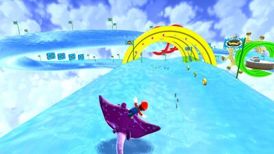 Esta es la cara de horror de Super Mario cuando surfeamos mal en Super Mario Galaxy