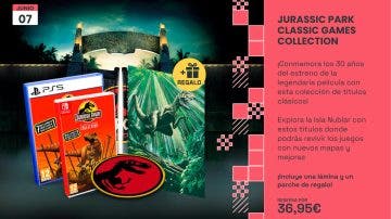 Revive los clásicos de Jurassic Park Classic Games Collection desde tu Nintendo Switch