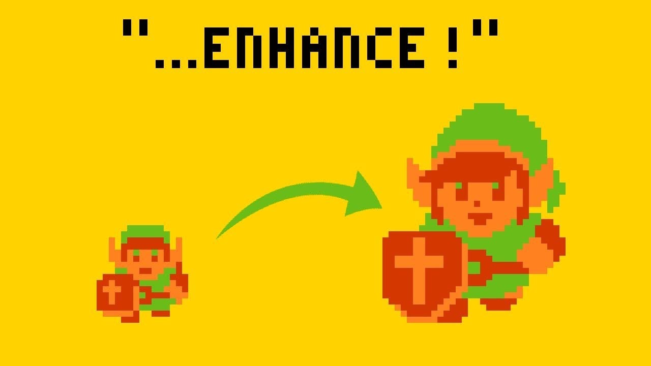 Reimaginan los clásicos sprites de NES ×5 de su tamaño