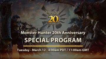 Monster Hunter anuncia directo especial del 20º aniversario con “sorpresas”