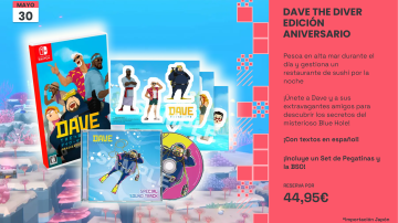 Dave the Diver Edición Aniversario en físico para tu Nintendo Switch: reserva disponible