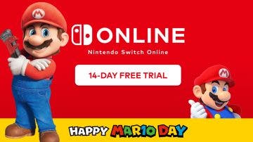 Reclama aquí 2 semanas gratis de Nintendo Switch Online por el Mario Day