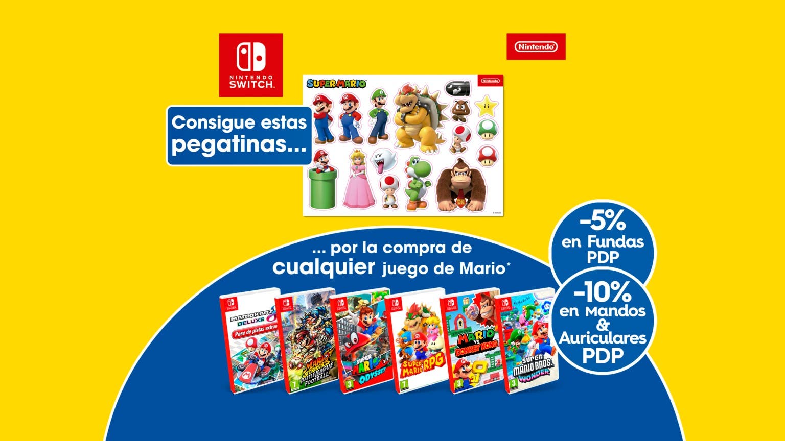 ¡Las ofertas del Día de Mario llegan con juegos, consolas y accesorios!
