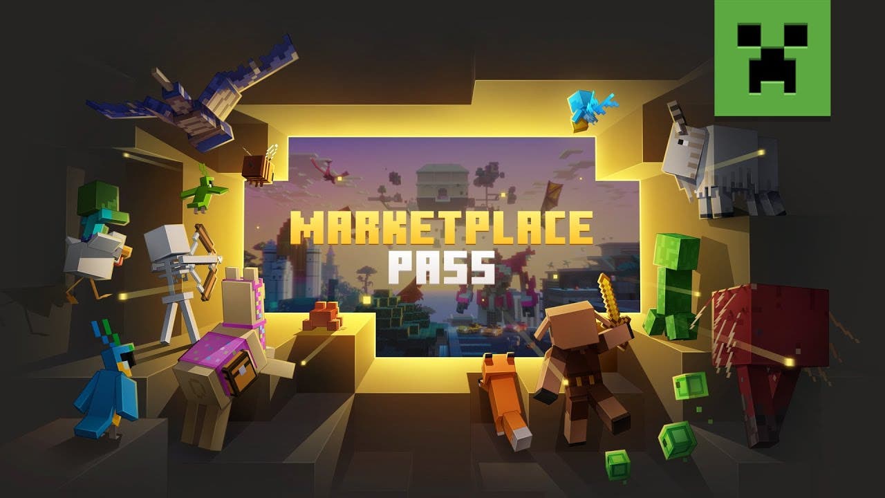 Minecraft lanza el Marketplace Pass: detalles y tráiler