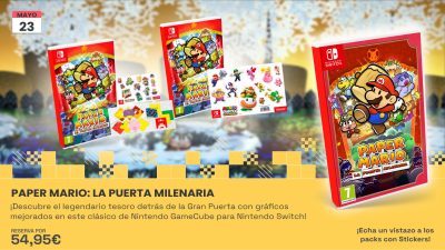 Descubre el legendario tesoro detrás de la Gran Puerta con gráficos mejorados en Paper Mario: La Puerta Milenaria para Nintendo Switch