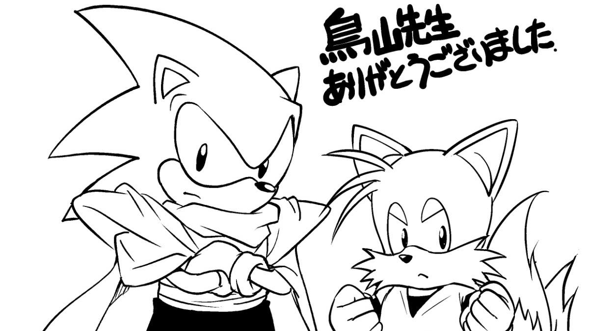 El diseñador de Sonic the Hedgehog 2 rinde homenaje a Akira Toriyama con esta imagen