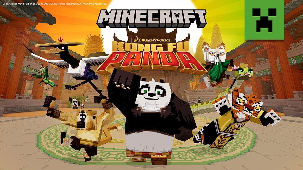 Minecraft celebra la llegada de DLC de Kung Fu Panda