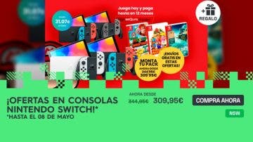 ¡Atención! ¡Consolas Nintendo Switch en oferta hasta el 8 de mayo en xtralife!