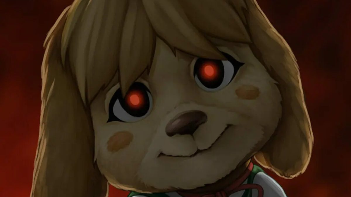 Recrean una escena de la película El Exorcista en Animal Crossing: New Horizons