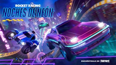 Fortnite detalla Noches de Neón en Rocket Racing y su evento de Coachella