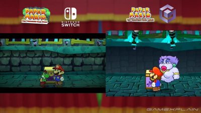 Paper Mario: La Puerta Milenaria: Nueva comparativa con la versión original