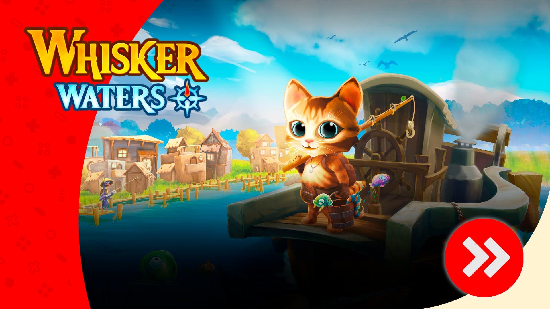 Whisker Waters es el juego de pesca definitivo para los amantes de los gatos