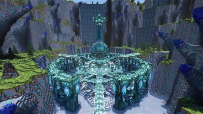 Recrean la Región de los Zora y otras zonas de Zelda: Breath of the Wild en Minecraft