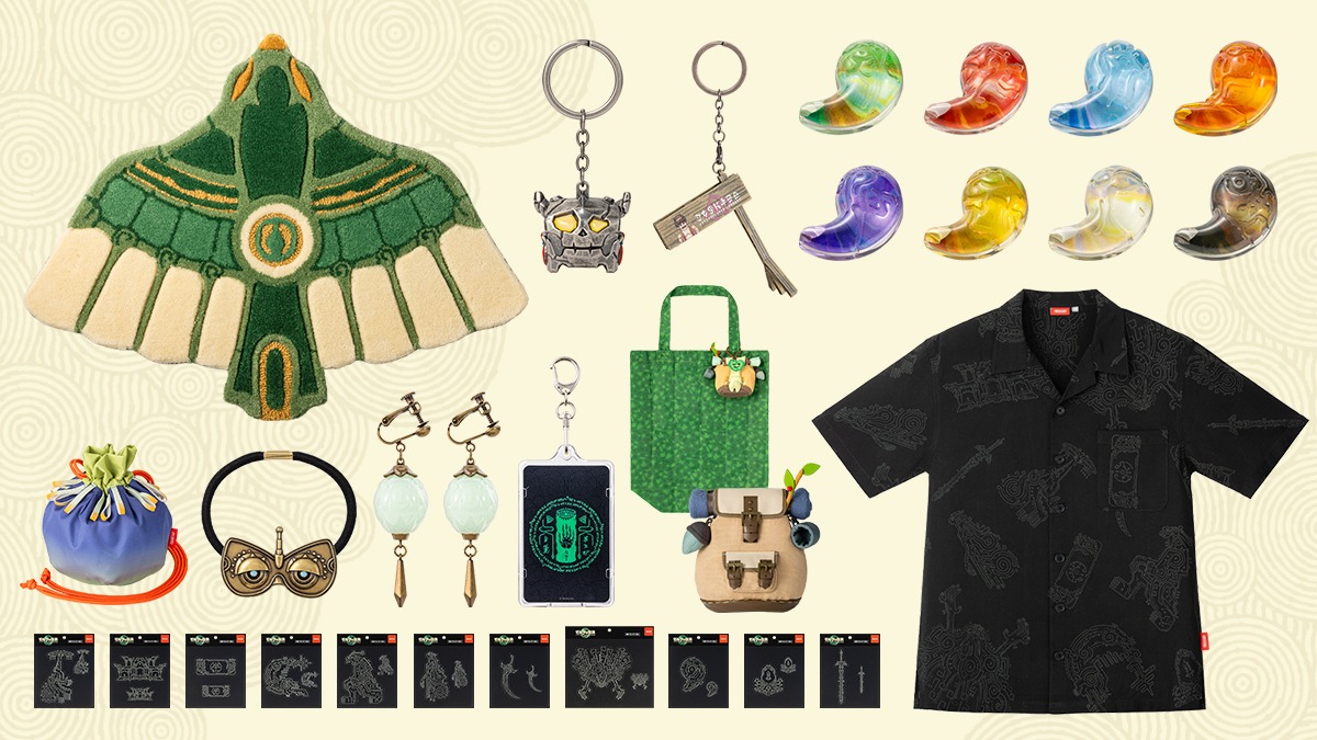 Alucina con el nuevo merchandise oficial de Zelda: Tears of the Kingdom, ¡lo queremos todo!