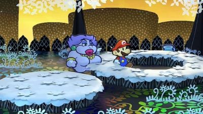 Paper Mario: La Puerta Milenaria estrena este relajante gameplay del Bosque Maravilloso